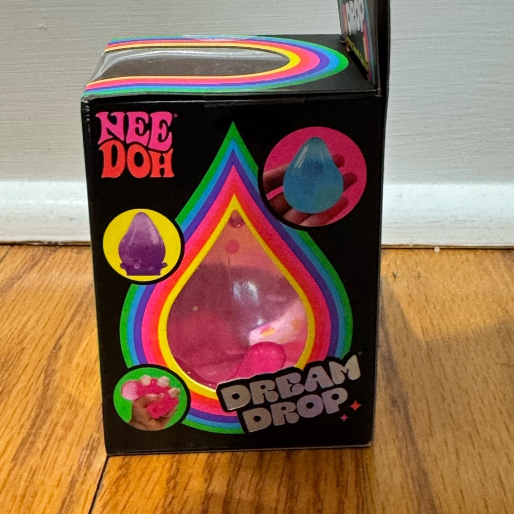 NeeDoh Dream Drop Squeeze Toy - Pink - Picture 2 of 4